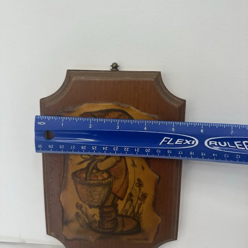 Vintage‎ Hummel Goebel Wood Plaque Wall Hanging Wood '79